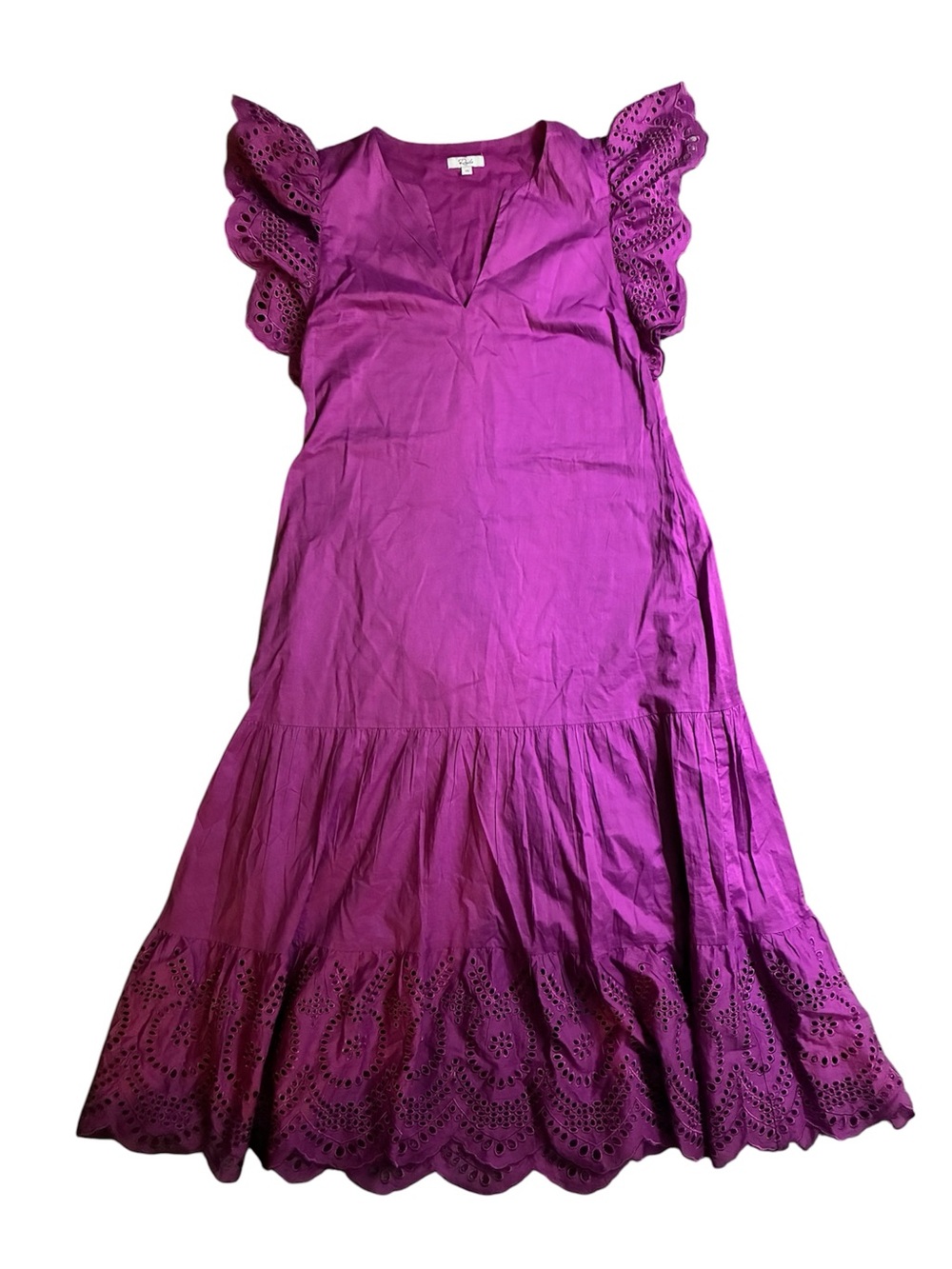 Rails Fuchsia V-Neck  Dress